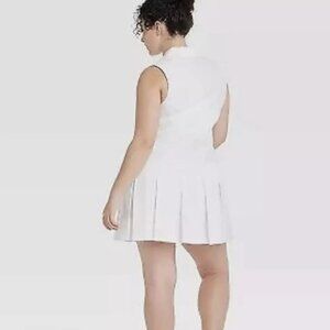 All in Motion Women's Polo Tank Dress – Active Tennis Golf, White, XL